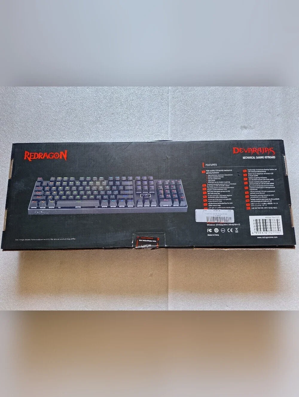 Redragon Devarajas K556 RGB Mechanical Gaming Keyboard - Open Box